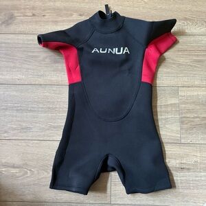 Black and Red wetsuit Swimwear
